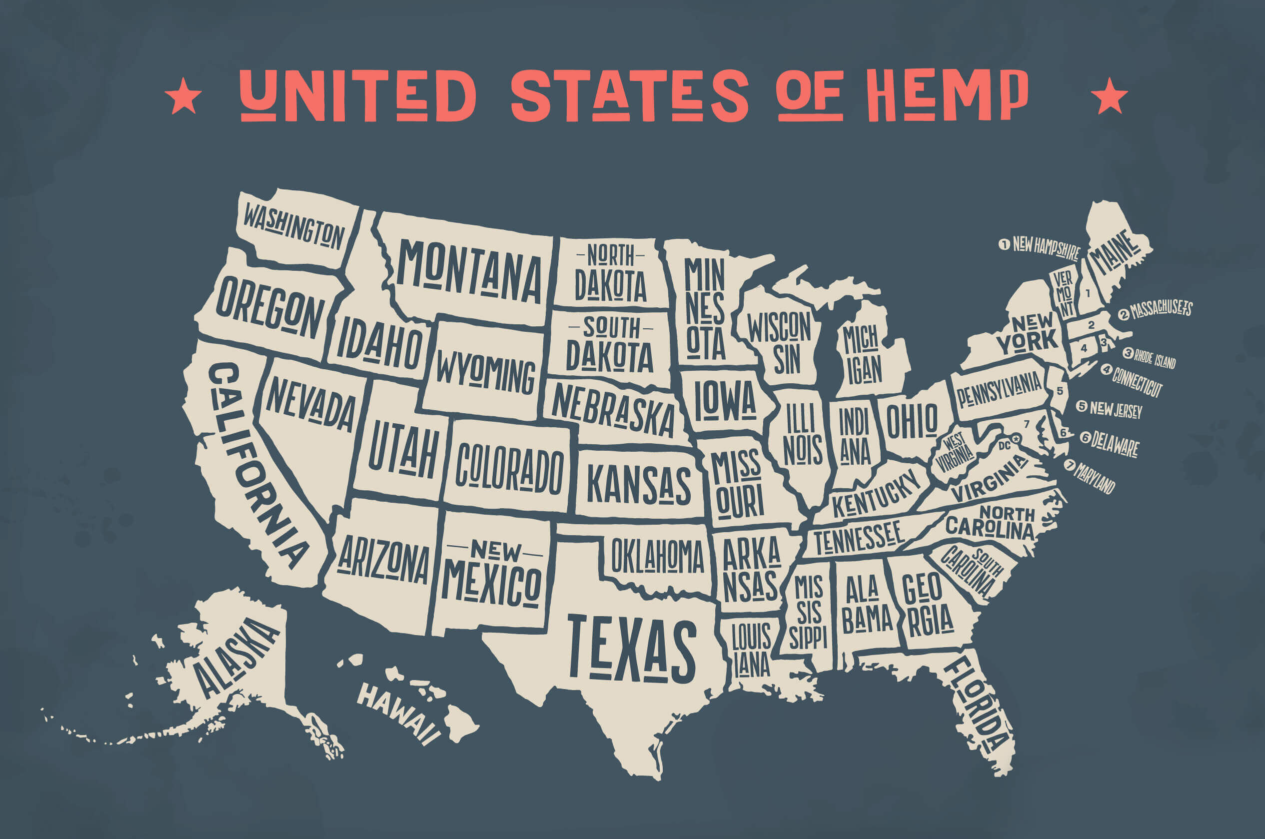 US hemp flower laws