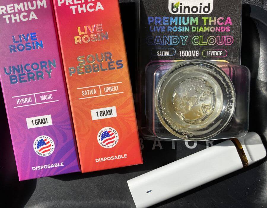 I recently got to out some of Binoid's THCa vapes and concentrates