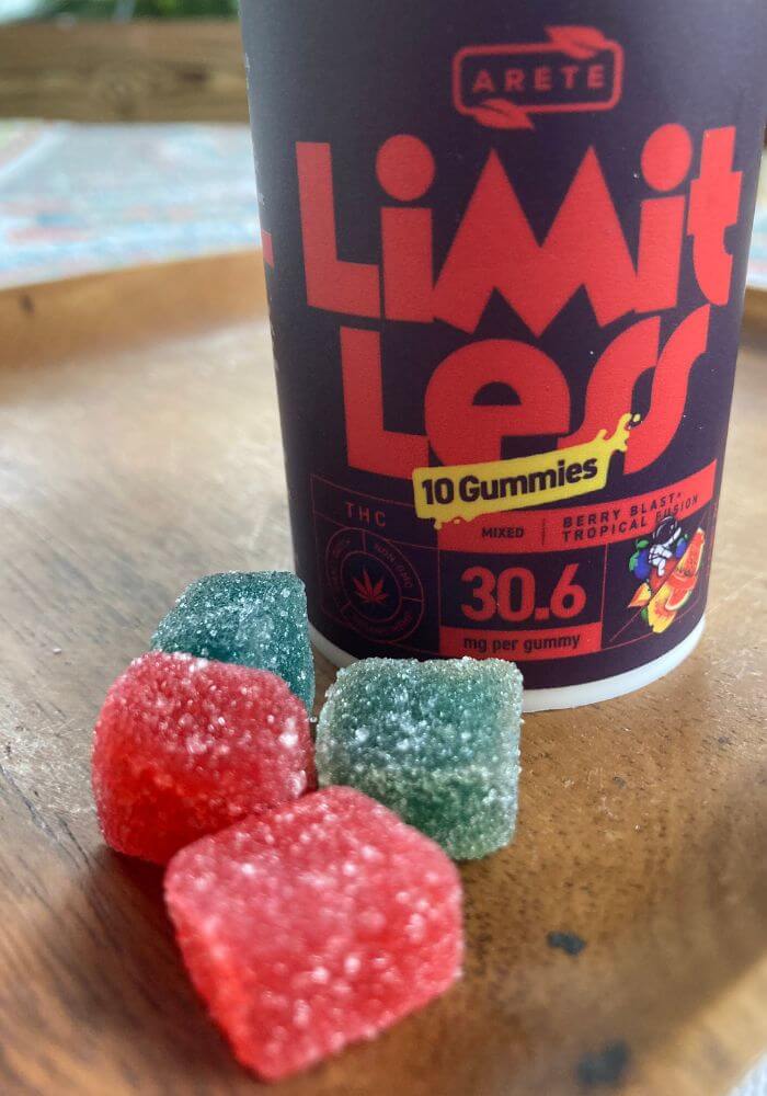 Arete Limitless Delta 8 Gummies review