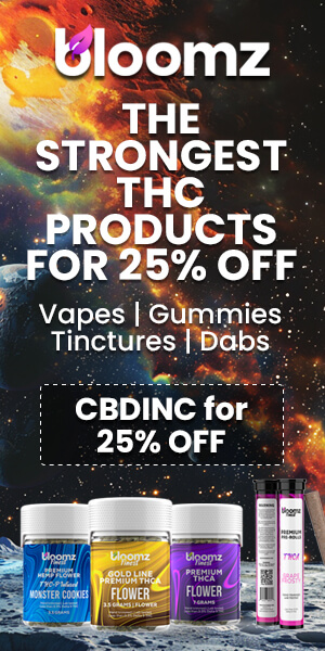 Binoid CBD banner with discount code